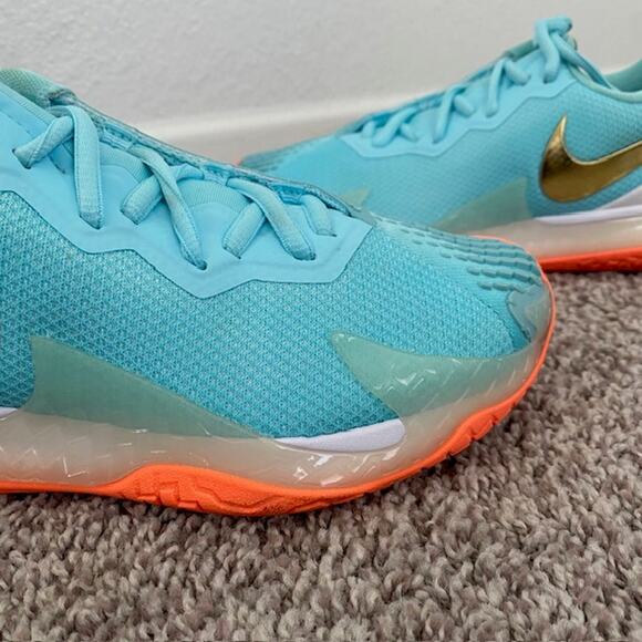 Nike Air Zoom Vapor Cage 4 Copa Bright Mango Sneaker Shoes CD0431400 Women 5.5 - Picture 10 of 15